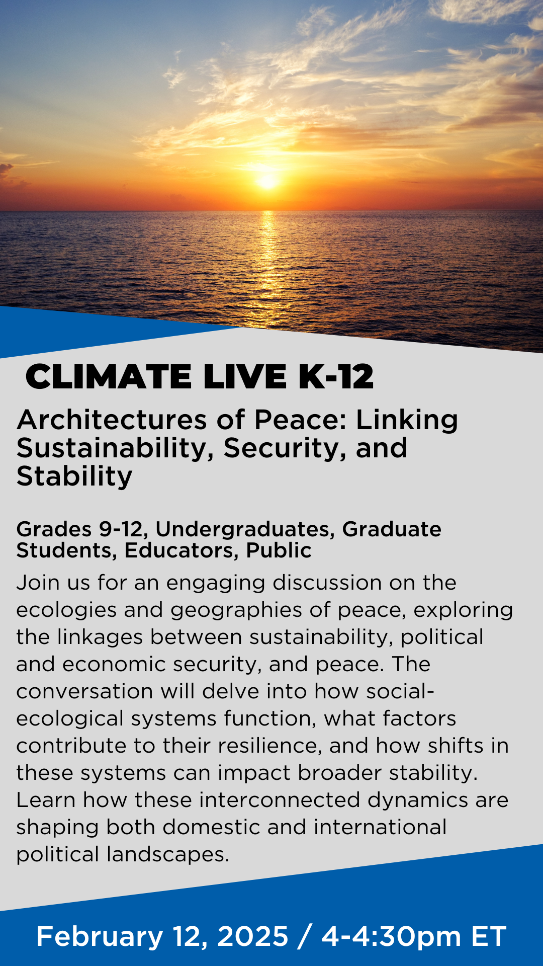 Architectures of Peace: Linking Sustainability, Security, and Stability