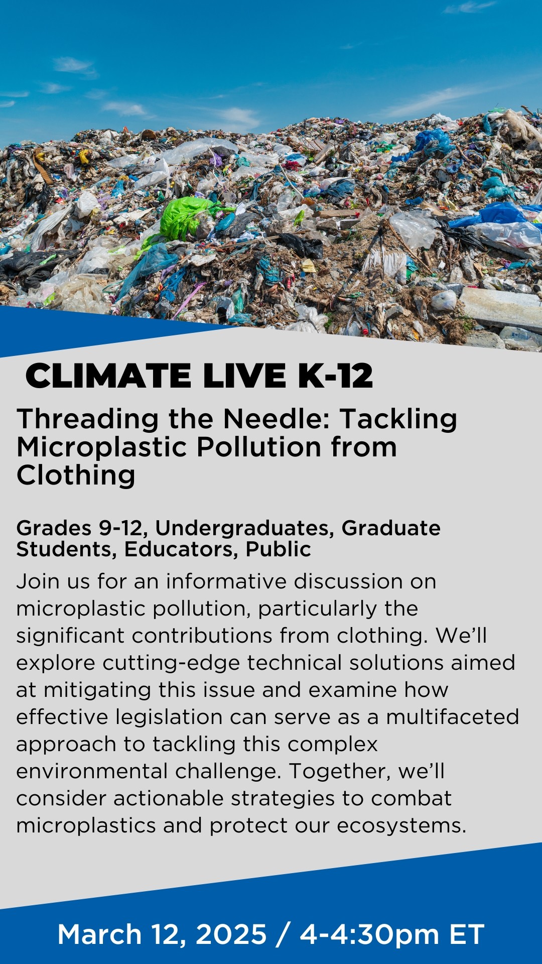 Threading the Needle: Tackling Microplastic Pollution from Clothing
