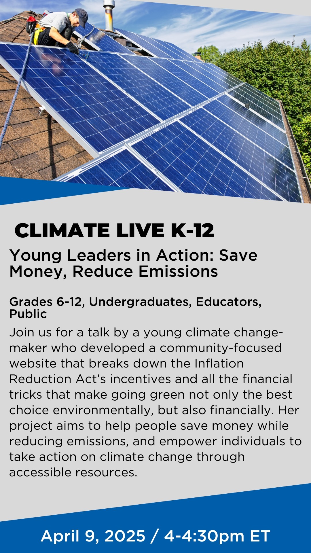 Young Leaders in Action: Save Money, Reduce Emissions