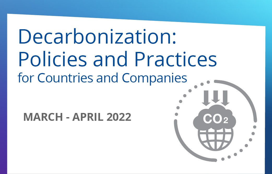 Decarbonization: Policies and Practices for Countries and Companies 