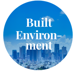 Skyline with text Built Environment