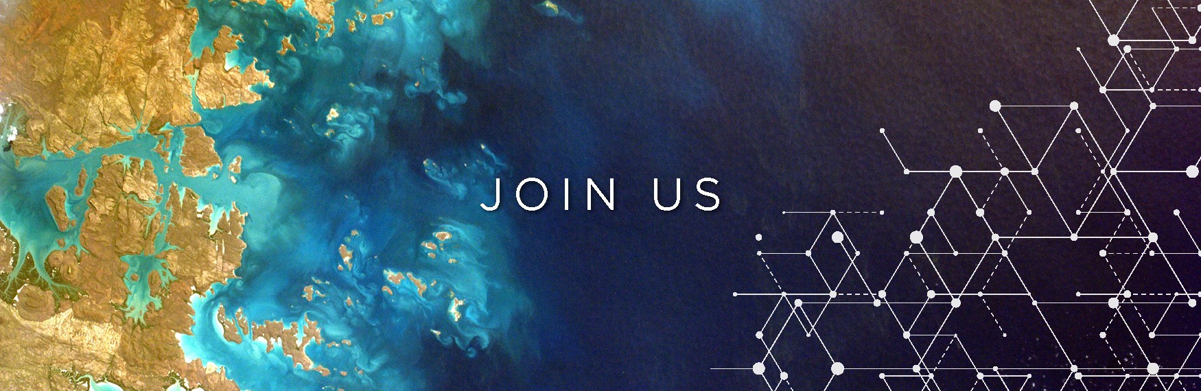 Join our mailing list banner - abstract graphic