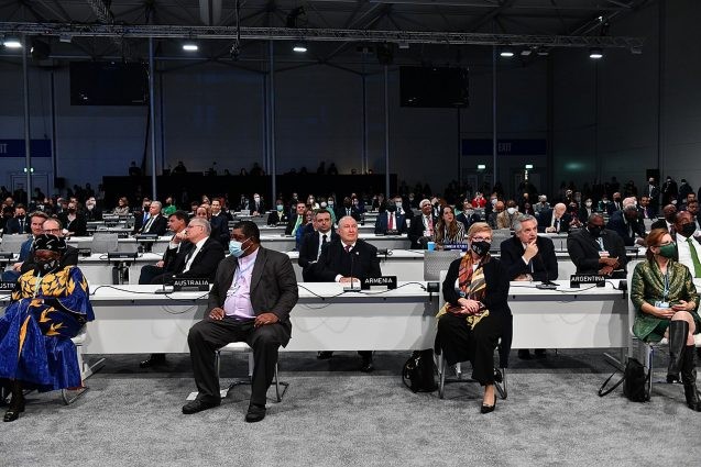 United Nations representatives at COP26 last year. Credit: President of the Republic of Armenia