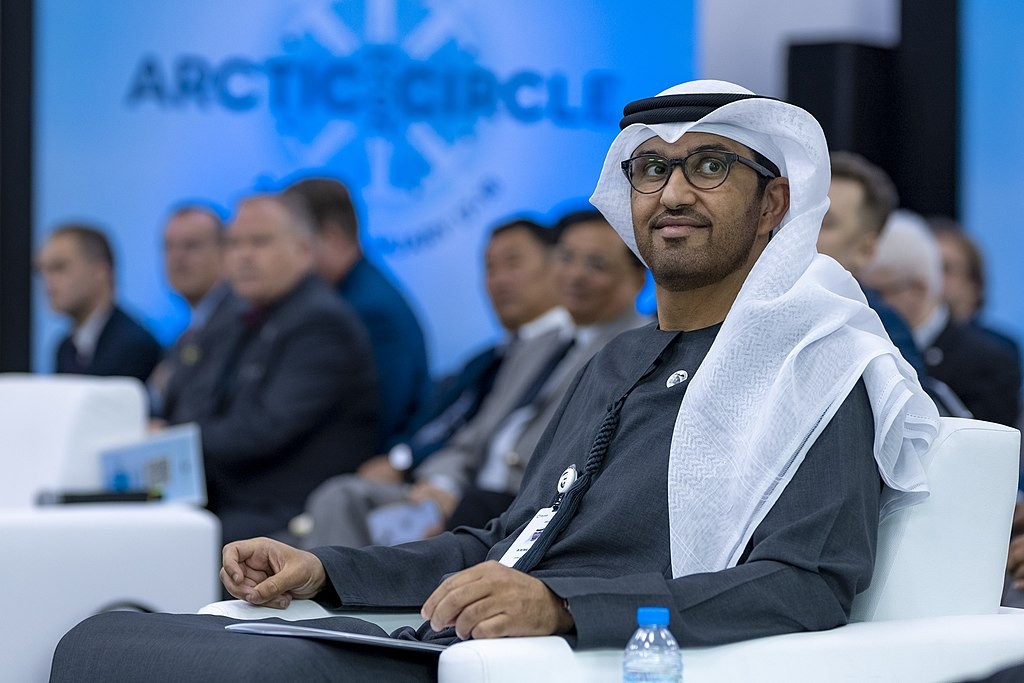 Dr. Sultan Al Jaber, president-designate for COP28. Image courtesy Wikimedia Commons.