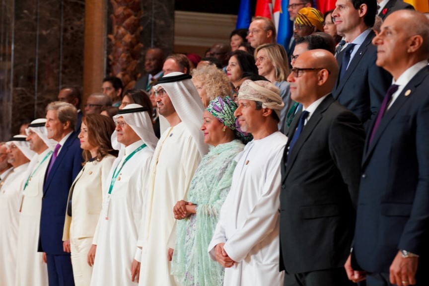 Pre-COP ministerial gathering in Abu Dhabi in October 2023. Image courtesy COP28 UAE.