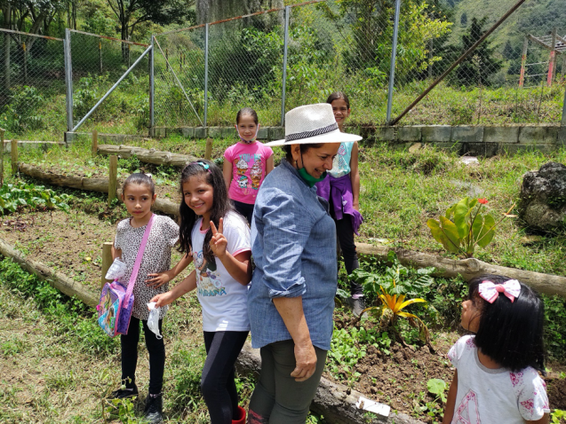 Community garden in Altavista, Medellin, Colombia