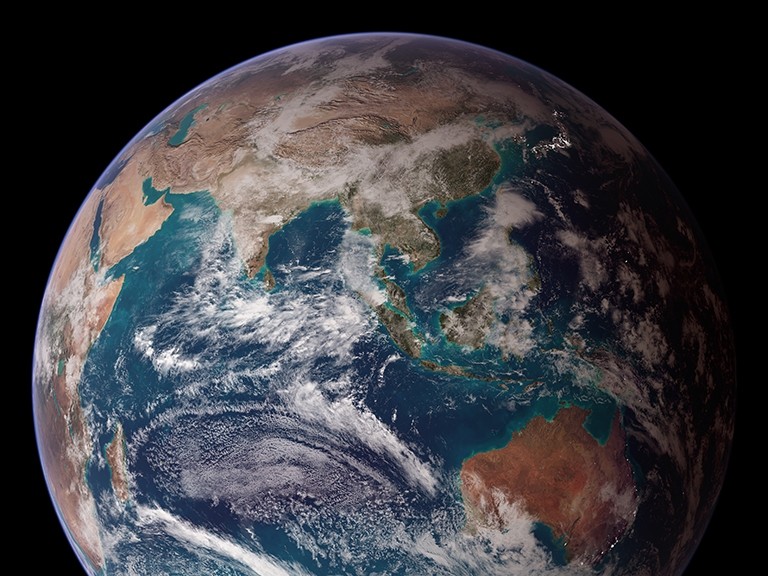 Earth from space. Credit: NASA