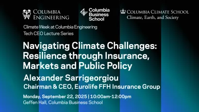 Navigating Climate Challenges: Resilience through Insurance, Markets and Public Policy