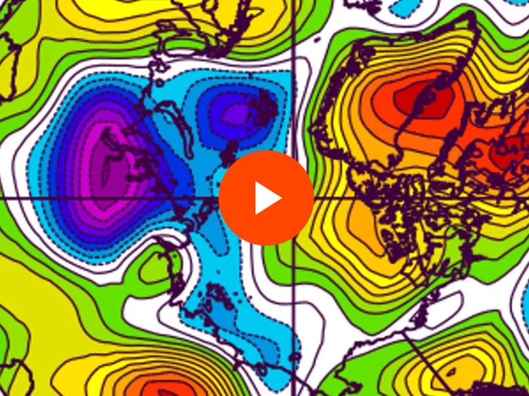 Detail of climate impacts map