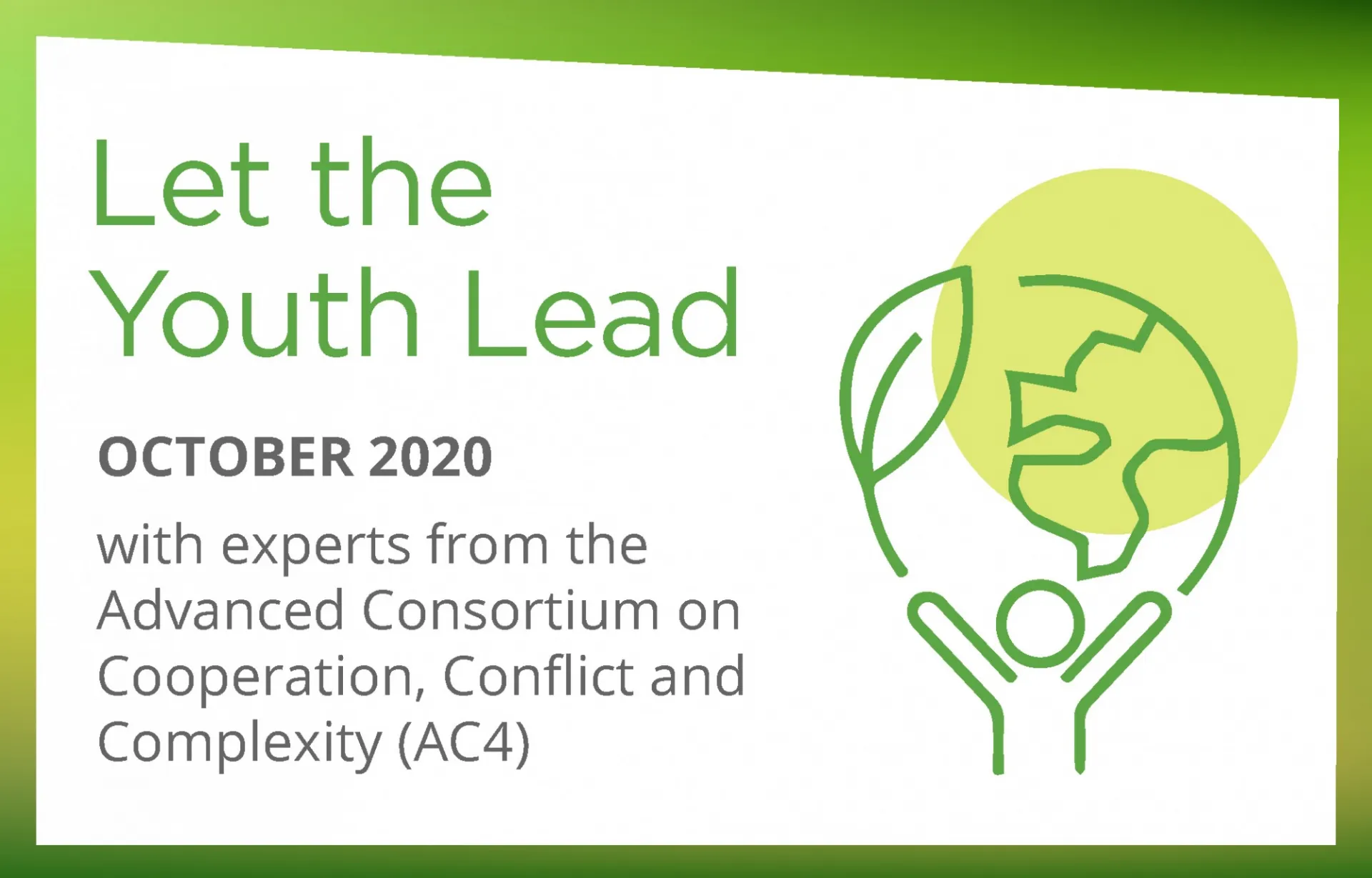 Let the Youth Lead