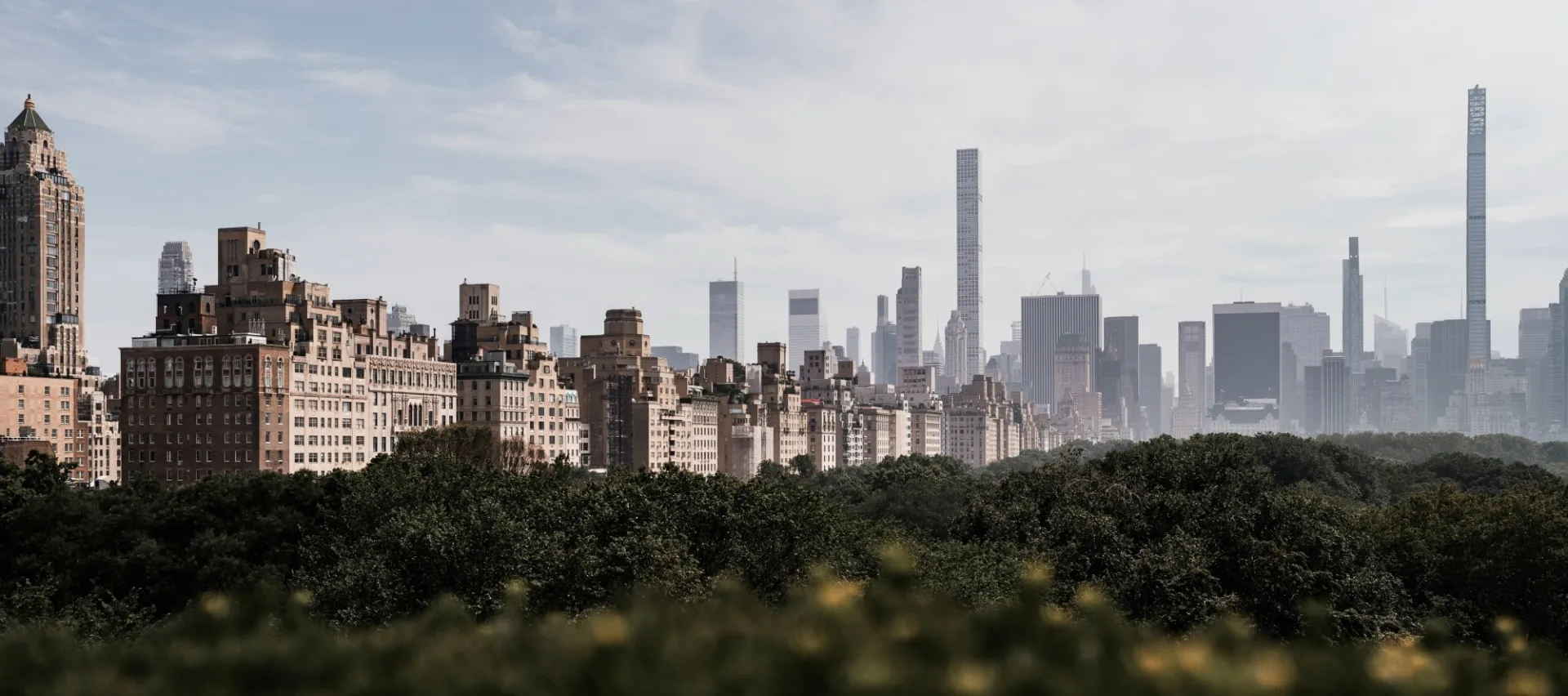 Aerial view of Central Park