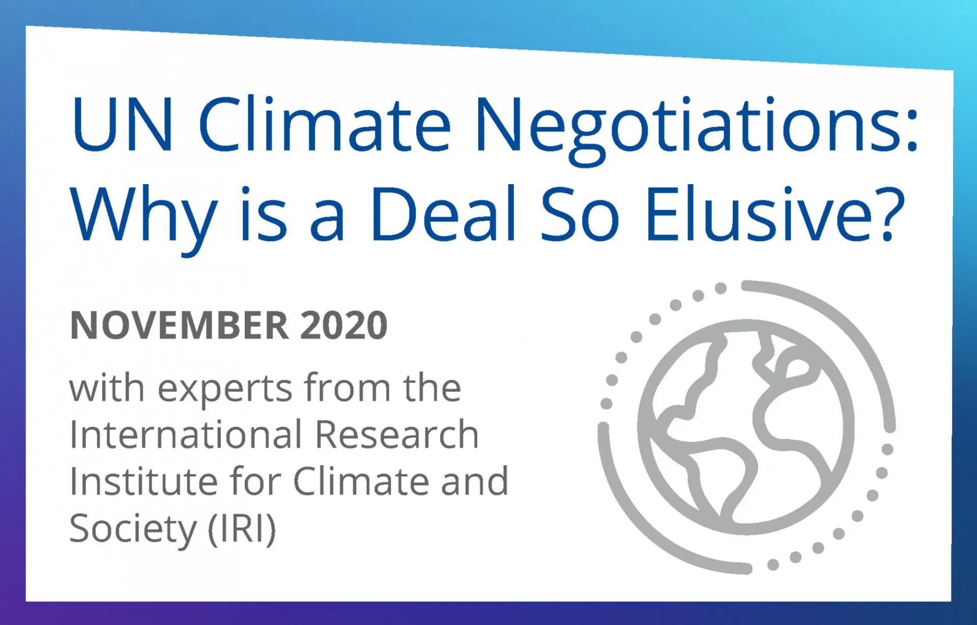 UN Climate Negotiations