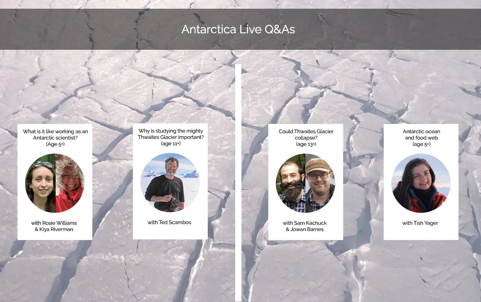 Antarctica Live Q&As 