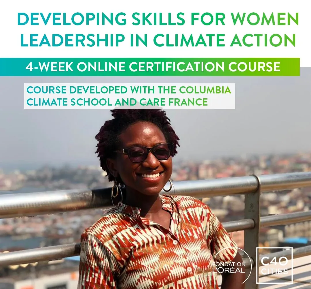 NEW C40 Women4Climate E-Course Flyer